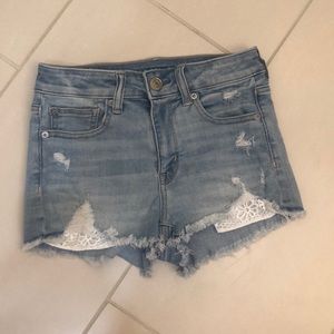 American eagle jean shorts